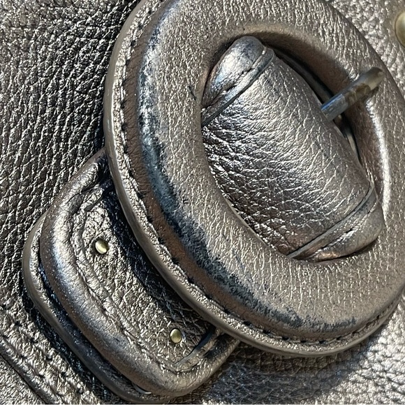 Elliott Lucca 'Estella' Gold-tone Leather Large Tote bag - Picture 15 of 16